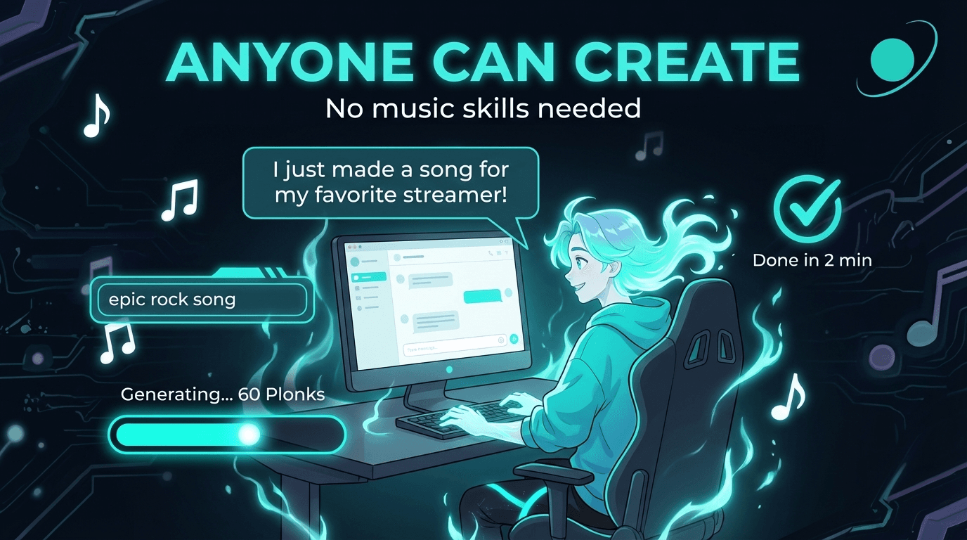 KI-Prompts, echte Musik